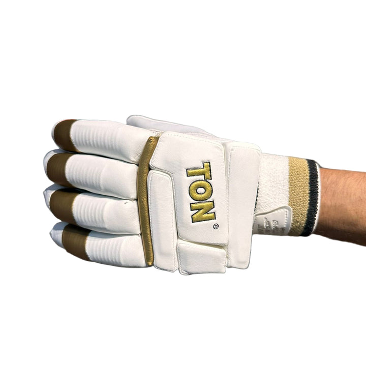 SS Ton Golden Gutsy Cricket Batting Gloves Mens Size