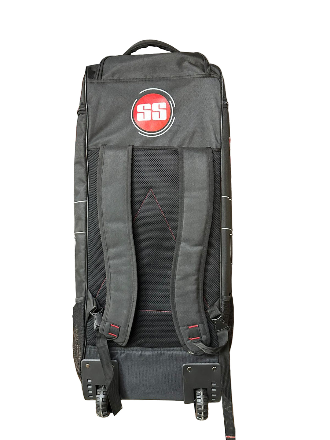 SS Ultimate Cricket Kit Bag Black With Wheels@front view3