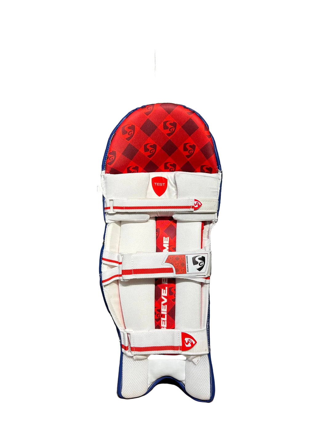 SG Test Blue Colored Cricket Batting Leg Guard Pads