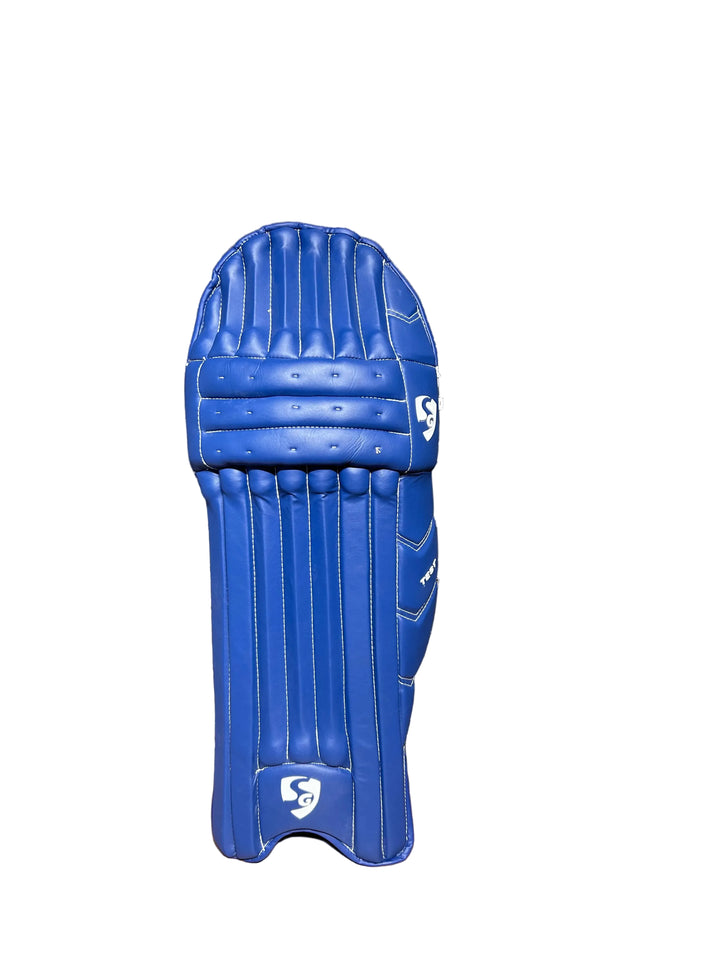 SG Test Blue Colored Cricket Batting Leg Guard Pads