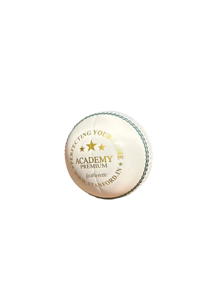SF Academy Premium Cricket Ball Colour White