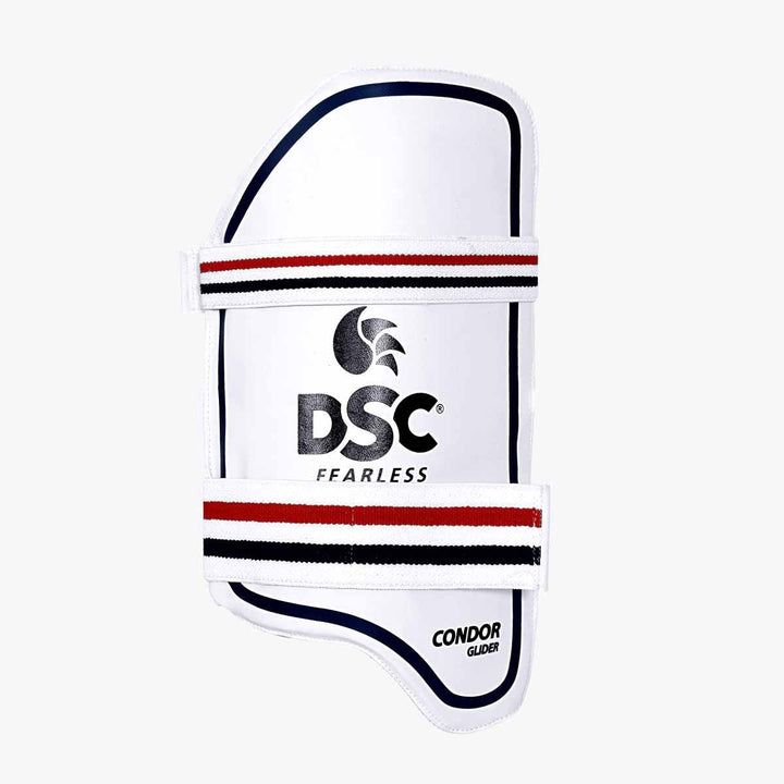 DSC Condor Glider Cricket Batting Thigh Guard Pads @ Front View