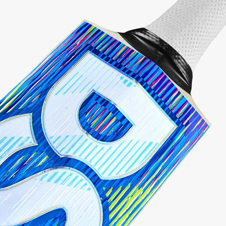 DSC Blu 400 English Willow Cricket Bat Size SH@front view3