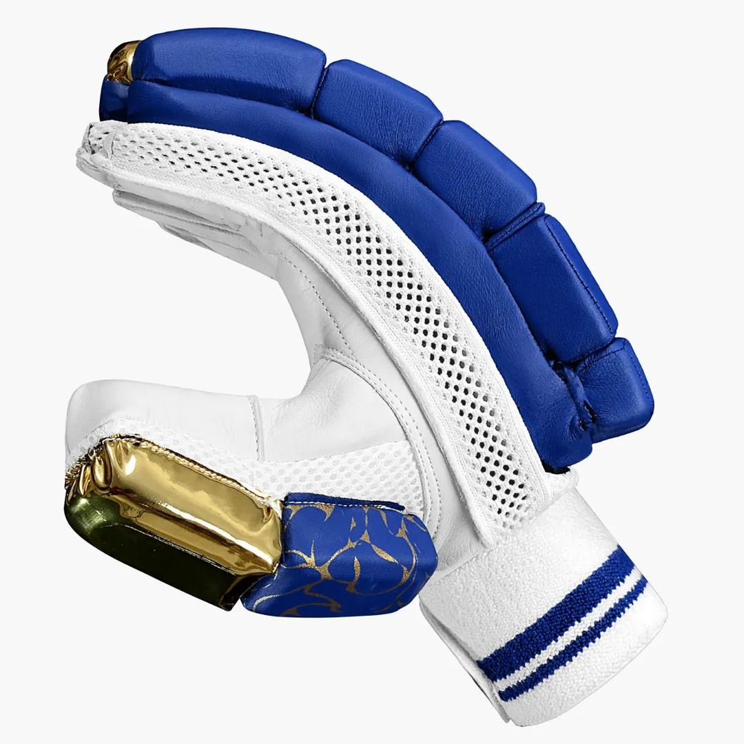 DSC Strike 20/20 Blue Cricket Batting Gloves Size