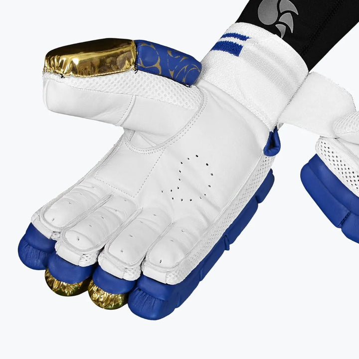 DSC Strike 20/20 Blue Cricket Batting Gloves Size