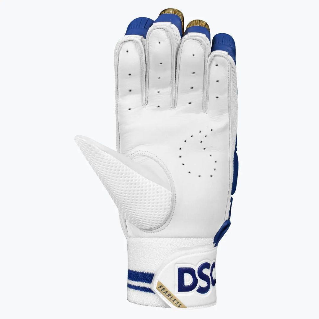 DSC Strike 20/20 Blue Cricket Batting Gloves Size