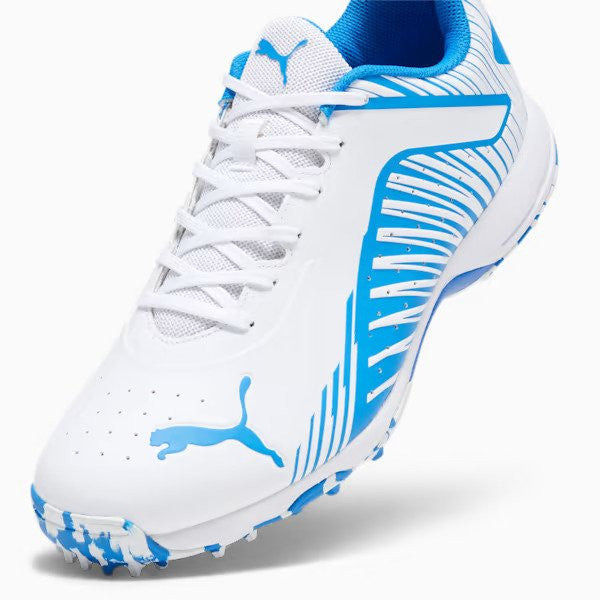 Puma Classicat 10678907 Cricket Rubber Shoes White Ultra Blue @ Side View