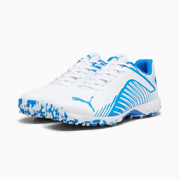 Puma Classicat 10678907 Cricket Rubber Shoes White Ultra Blue @ Side View 2