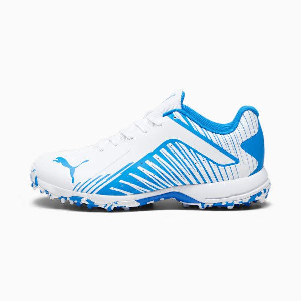 Puma Classicat 10678907 Cricket Rubber Shoes White Ultra Blue @ Side View 4