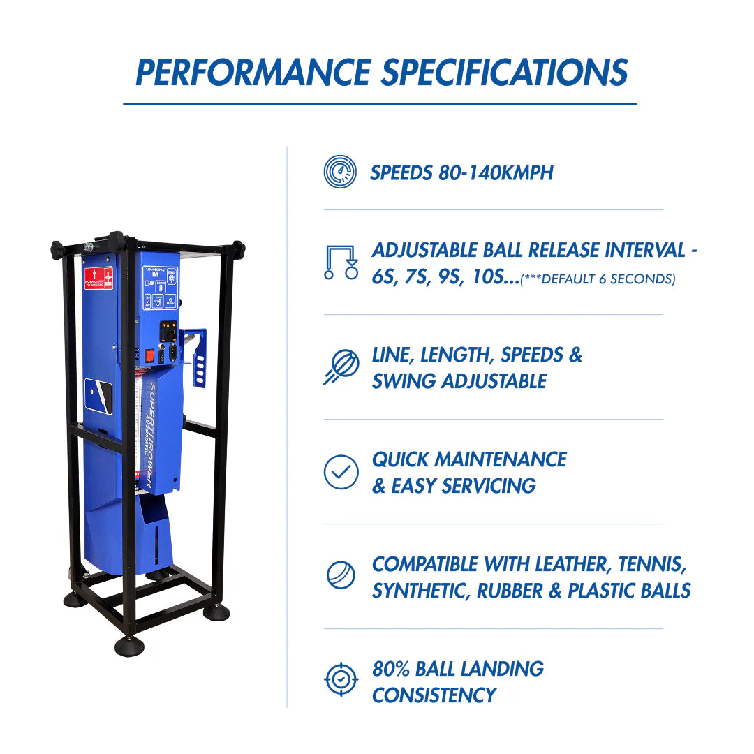 Freebowler Cricket 1st Arm Simulated, Automatic & Portable Ball Thrower Machine