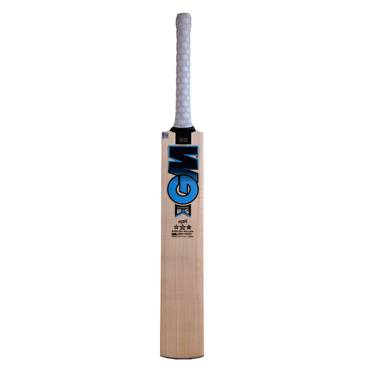 Gunn & Moore (GM) Diamond 404 English Willow Cricket Bat Size SH@Front View