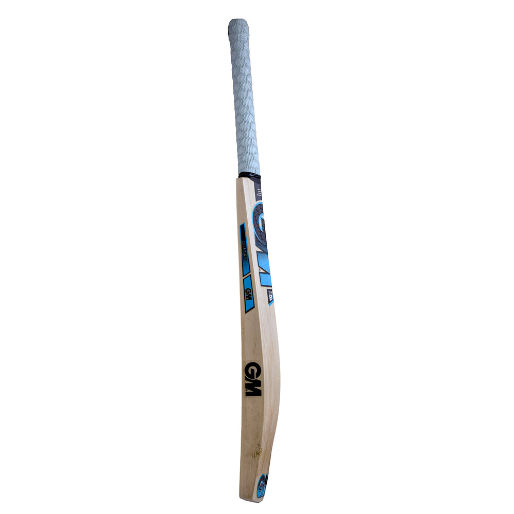 Gunn & Moore (GM) Diamond 404 English Willow Cricket Bat Size SH@Side View