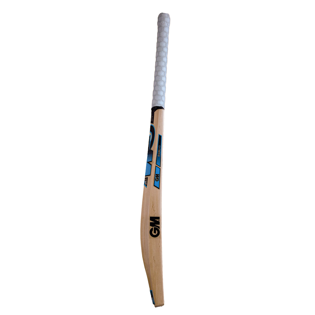 Gunn & Moore (GM) Diamond 404 English Willow Cricket Bat Size SH@Side1 View
