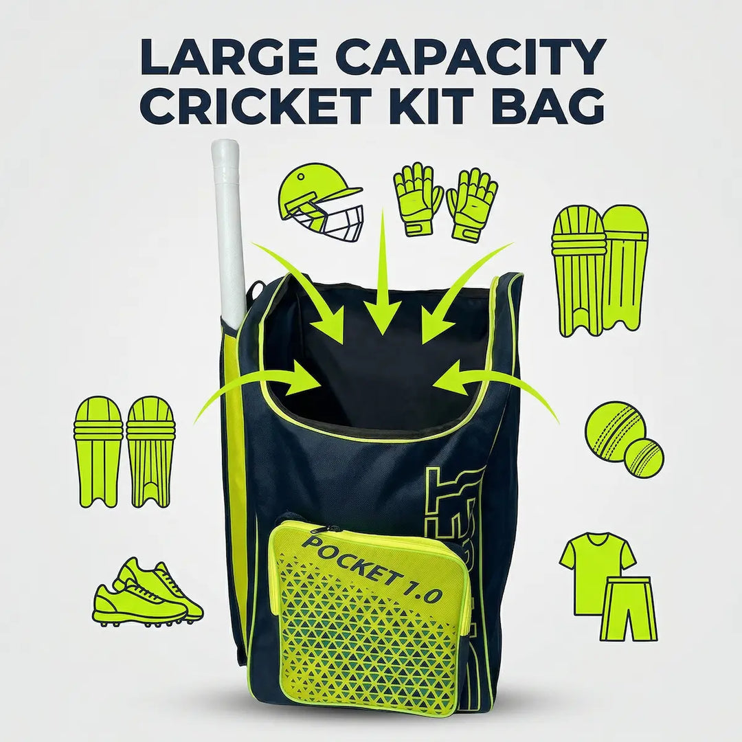 Gortonshire Pocket 1.0 Cricket Duffle Kit Bag
