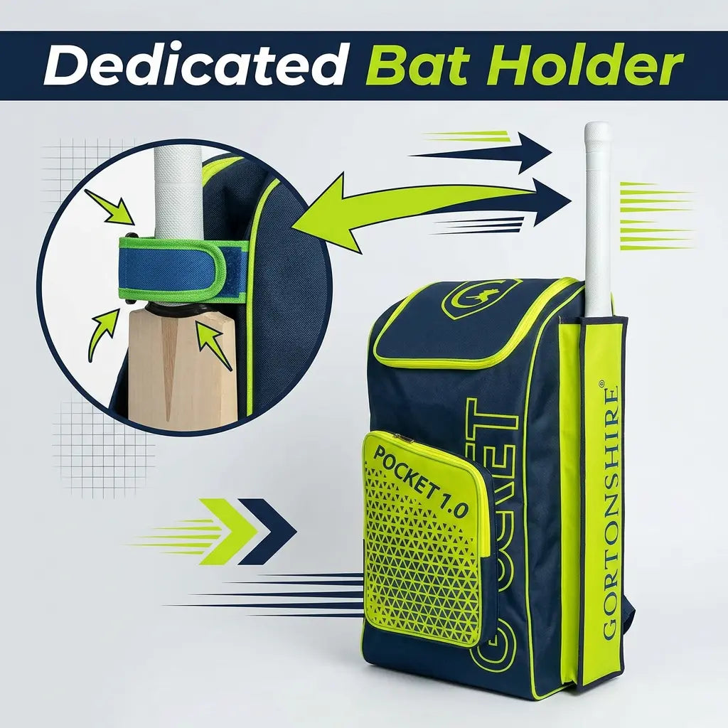 Gortonshire Pocket 1.0 Cricket Duffle Kit Bag