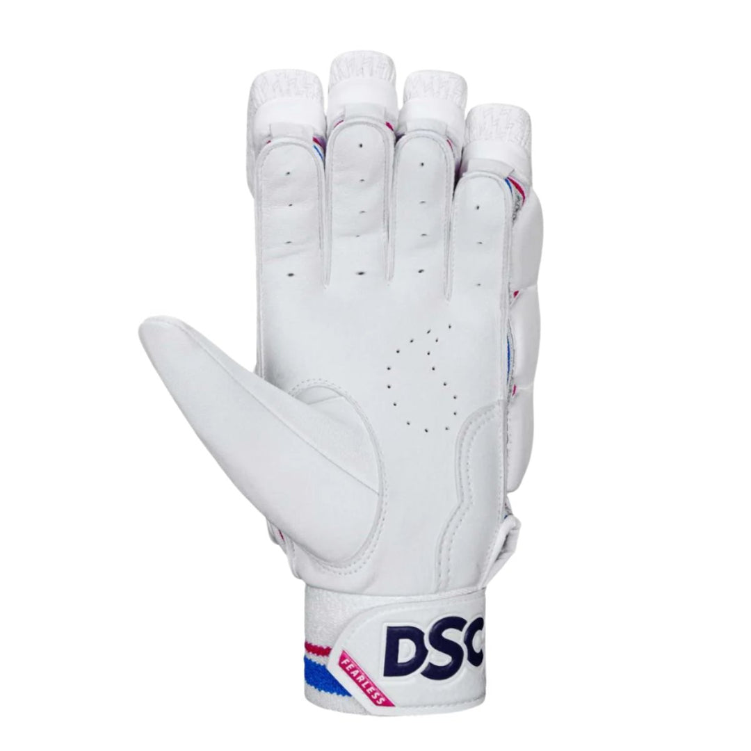 DSC Intense Passion Cricket Batting Gloves Mens Size @ Right Front View