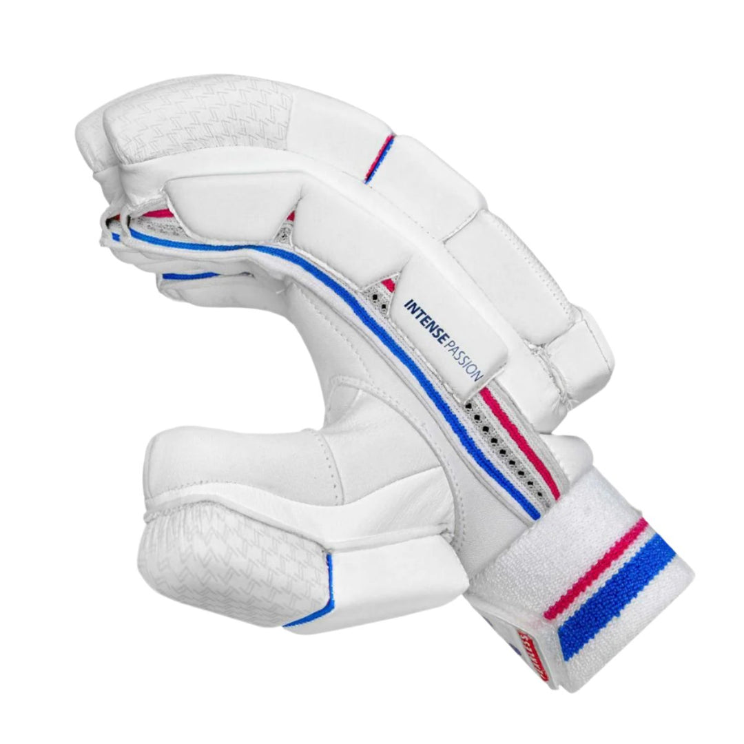 DSC Intense Passion Cricket Batting Gloves Mens Size @ Side View