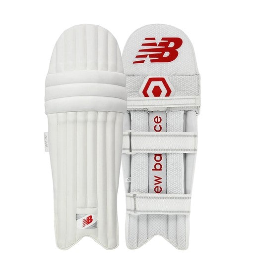 New Balance TC 460 Cricket Batting Leg Guard Pads Boys Size Ambi@composite view