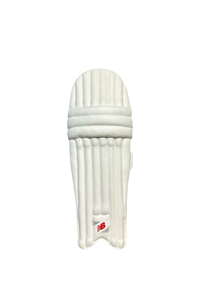 New Balance TC 460 Cricket Batting Leg Guard Pads Boys Size Ambi@front view