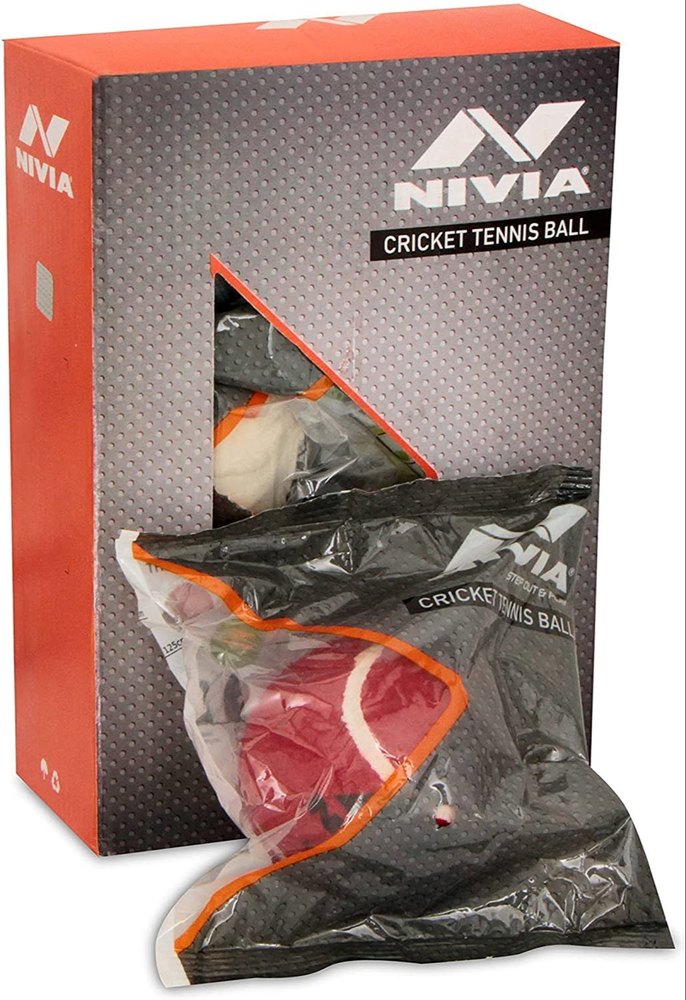 Nivia CT 3812 Cricket Hard Tennis Ball