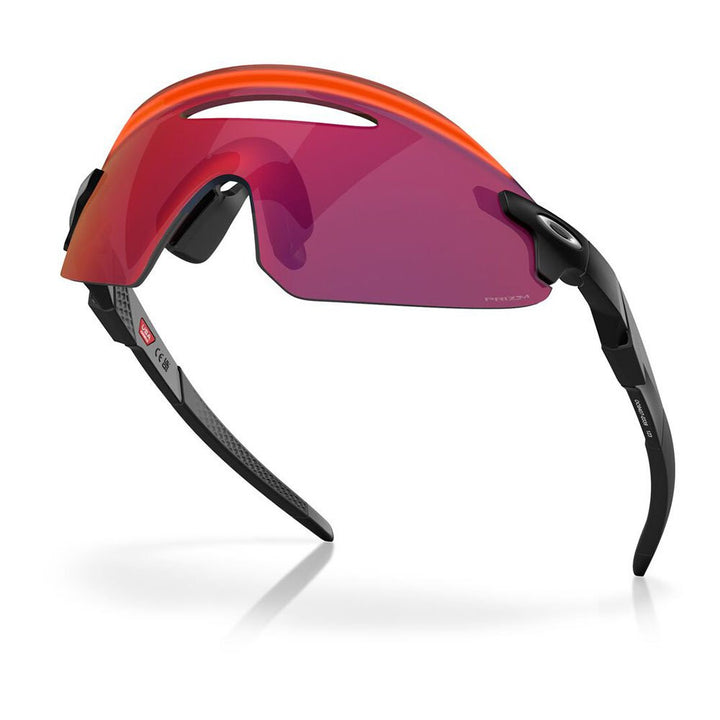 Oakley Encoder Ellipse Black Prizm Road Cricket Sunglasses @ Front  Side View