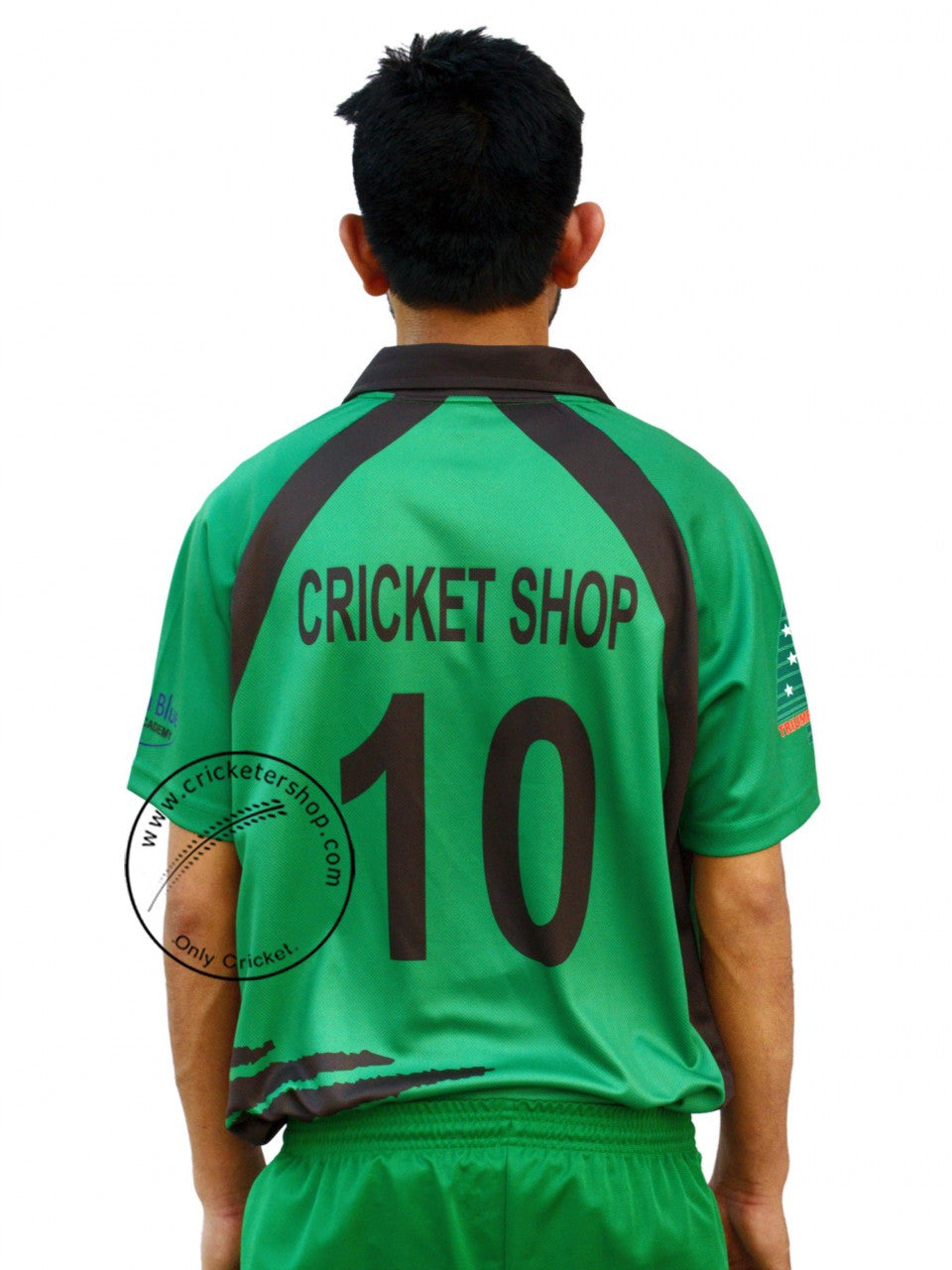 Customized Coloured Short Sleeves Cricket Jersey Design