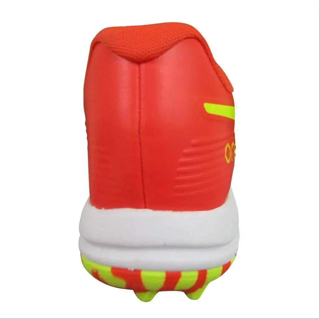 Puma 19 FH 10556510 Cricket Rubber Shoes Red Yellow@front view5
