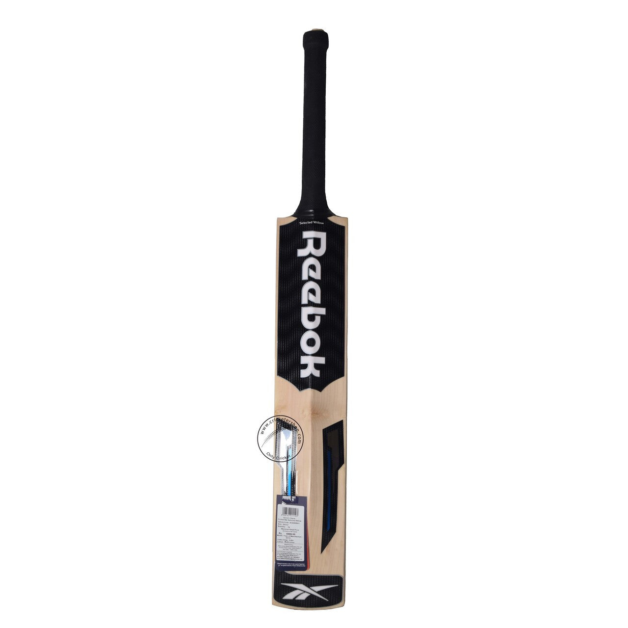 Bat Reebook Reebok Premium Excel Selected Willow Cricket Bat Size SH