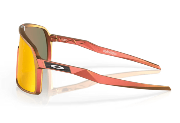 Oakley Sutro Red gold Prizm ruby Cricket Sunglasses @ Side View