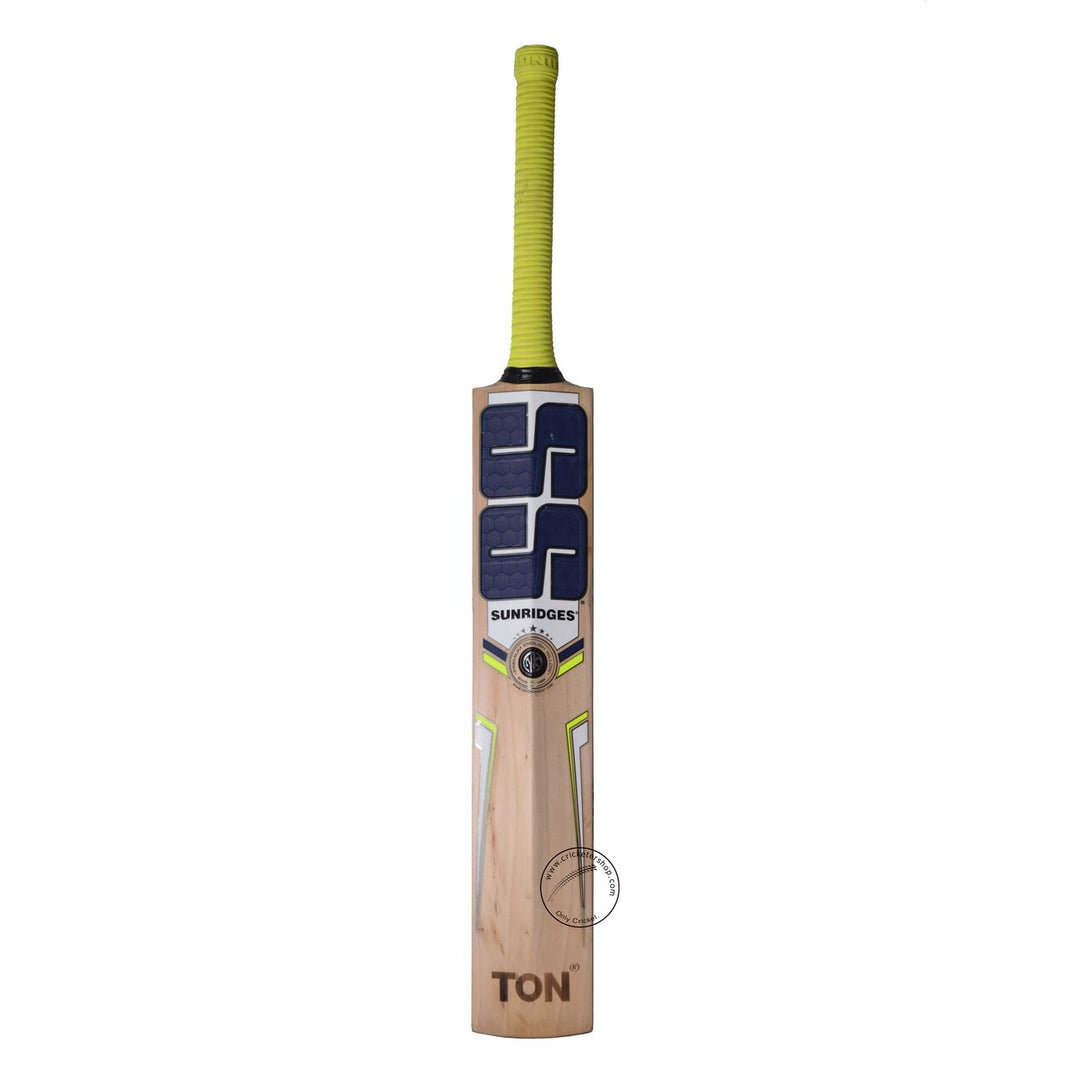 SS Waves English Willow Cricket Bat Size SH @ Back View