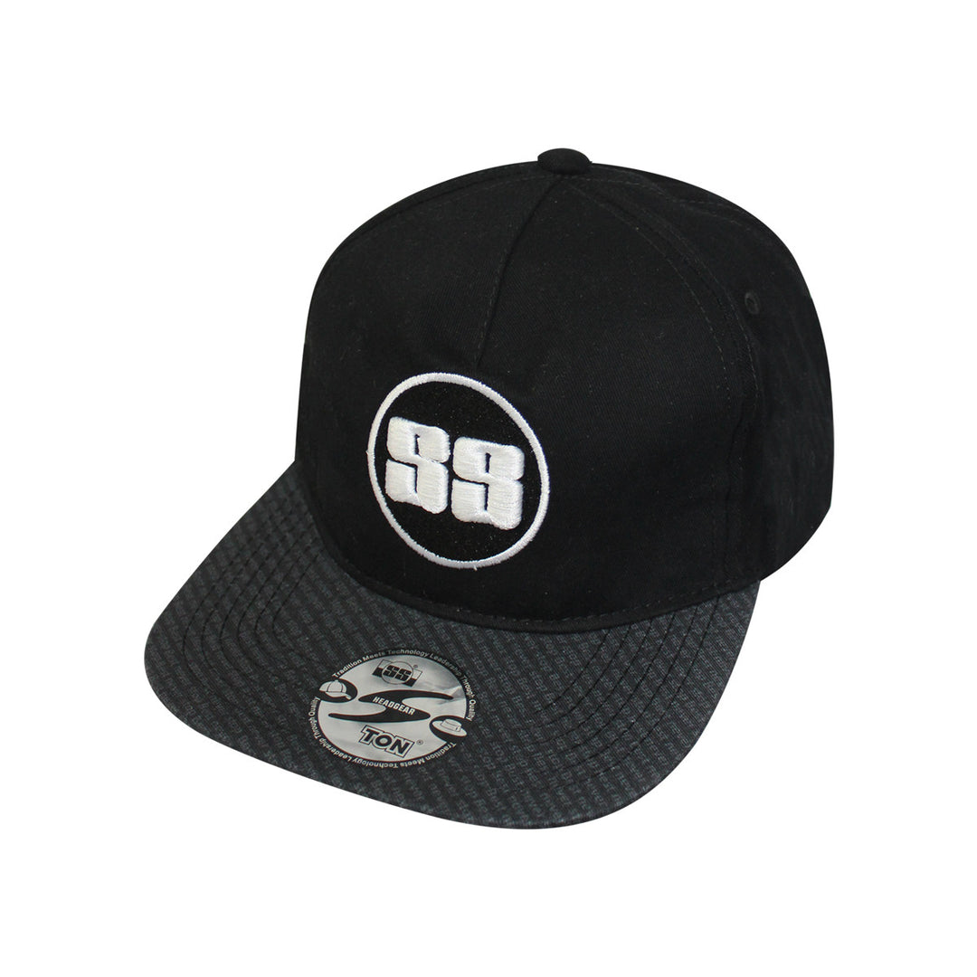 SS Super Cap Hip Hop Black @ Front View