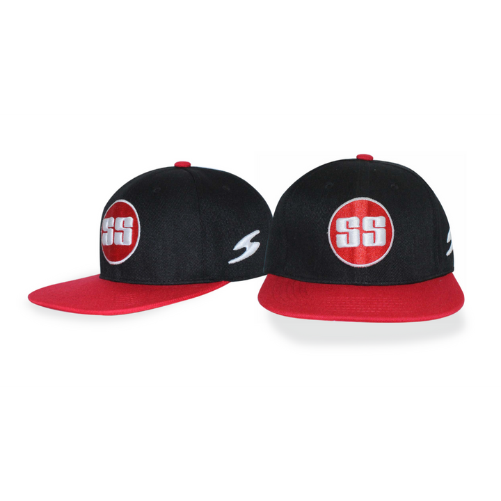 SS Super Cap Red Black @ Front View