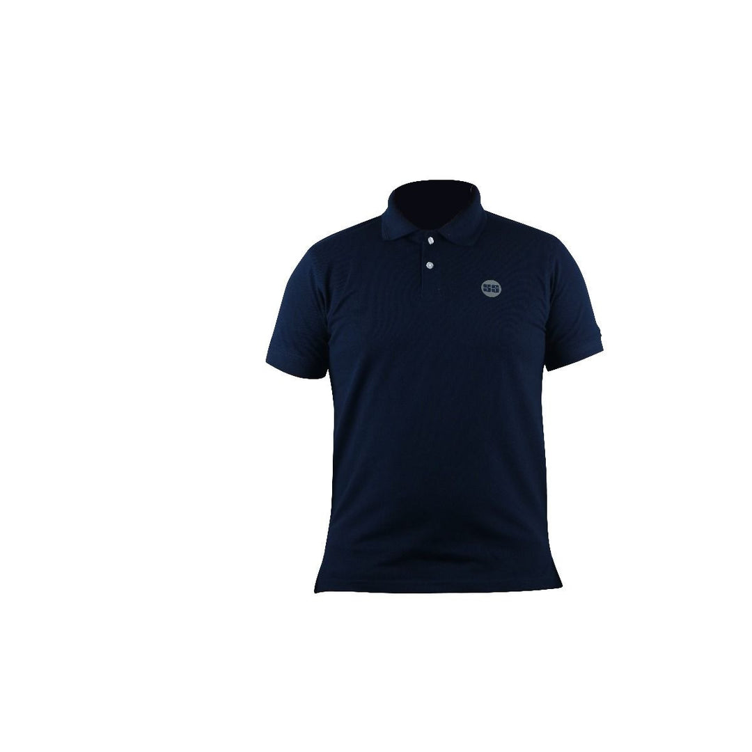 SS Super Polo T Shirt Navy Blue Half Sleeves @ Front View 1