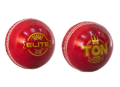 SS Ton Elite Cricket Ball Red