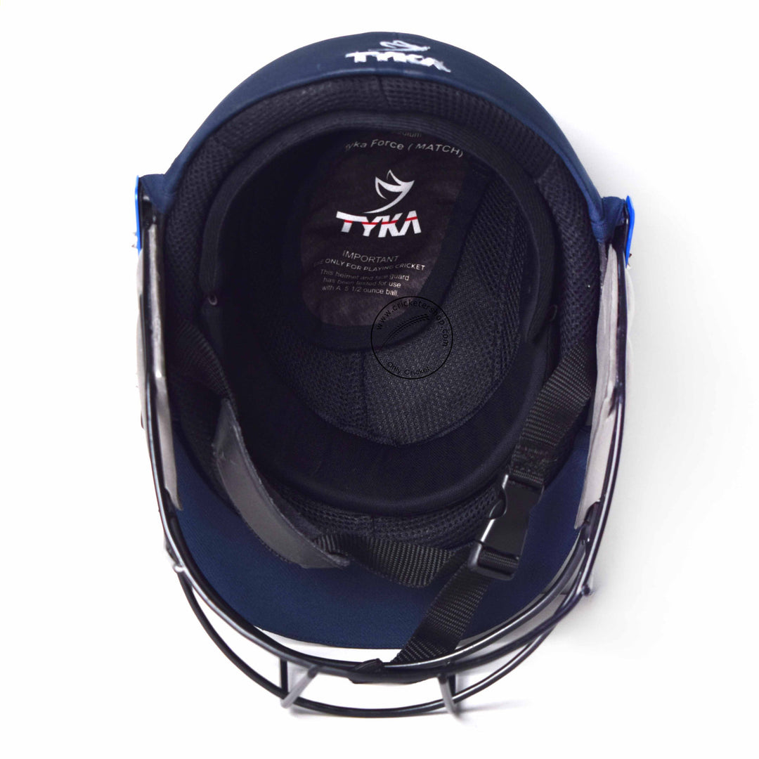 Tyka Force Match Mild Steel Grill Cricket Helmet @ Inside View