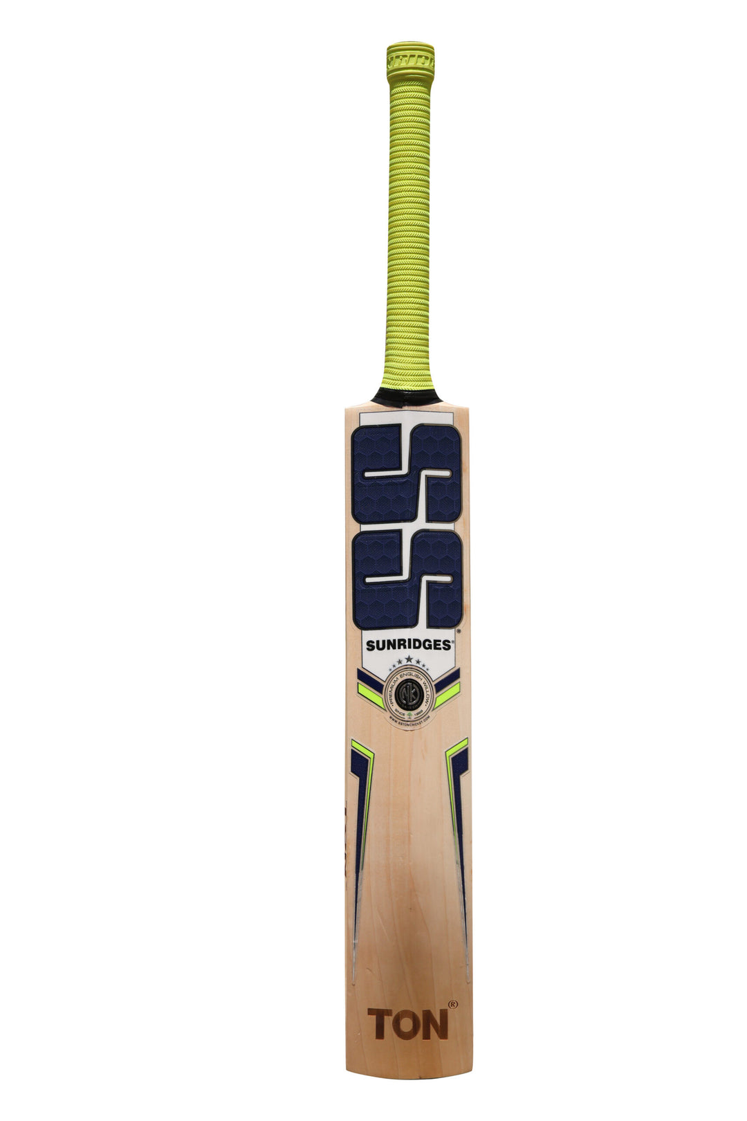 vSS Waves English Willow Cricket Bat Size SH @ Back View 
