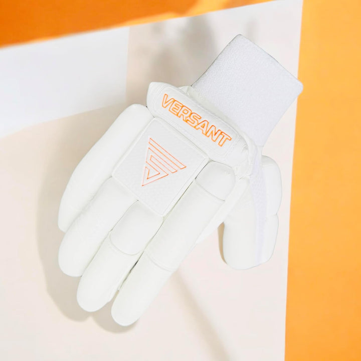 Versant Pro Dg Cricket Batting Gloves White Size Mens @ Back View 2